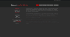Desktop Screenshot of economymufflerandbrake.com